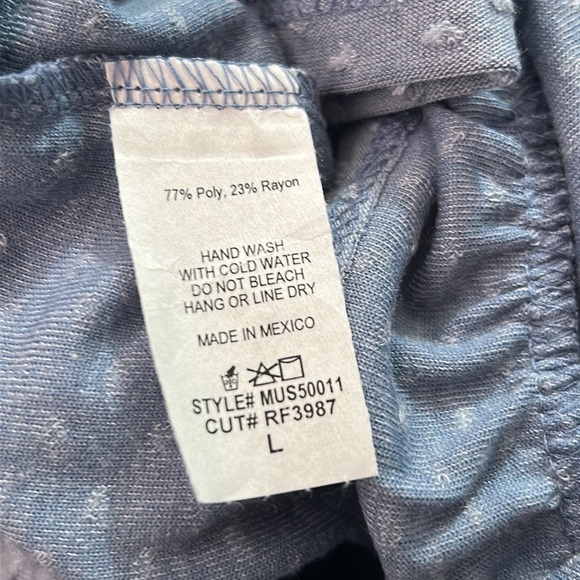 Miss U waistband Swiss dot ruffle skirt in country blue - Picture 11 of 11